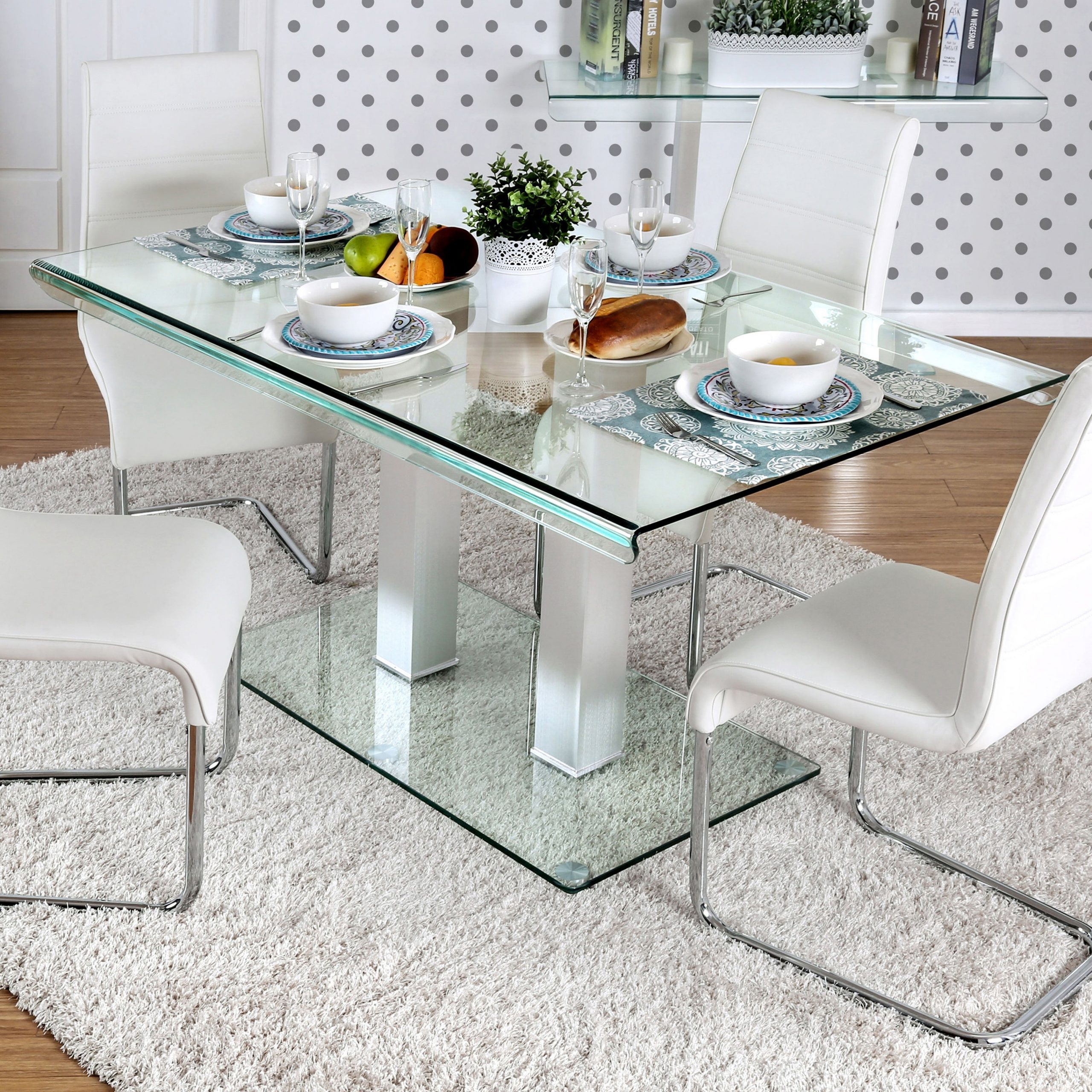Furniture-of-America-Maza-Contemporary-Silver-59-inch-Dining-Table